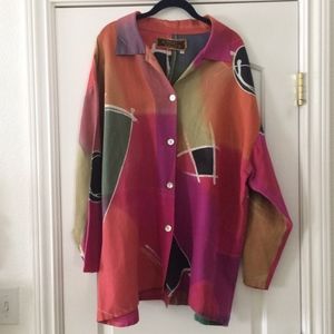 XL Abstract Tunic